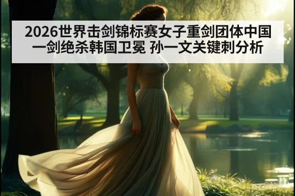2026世界击剑锦标赛女子重剑团体中国一剑绝杀韩国卫冕 孙一文关键刺分析